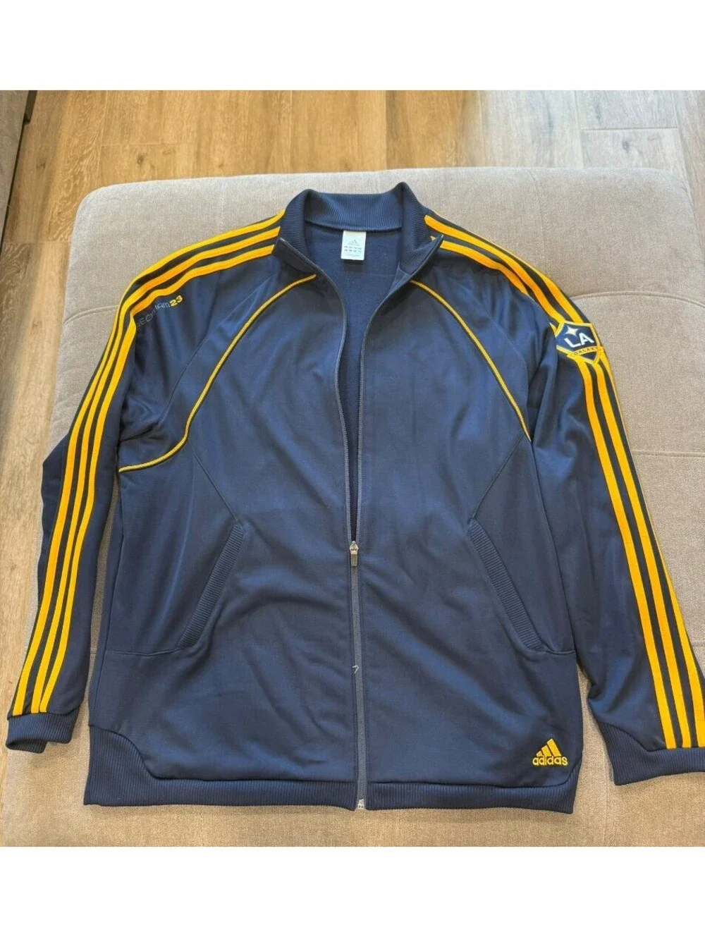 Adidas LA Galaxy Beckham 23 Track Jacket Navy Gold XL MLS